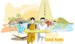 people-culture-tamil-nadu-india-easy-to-edit-vector-illustration-71290679
